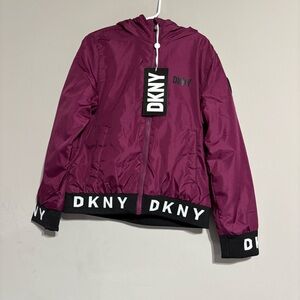 DKNY Purple, Hooded Jacket